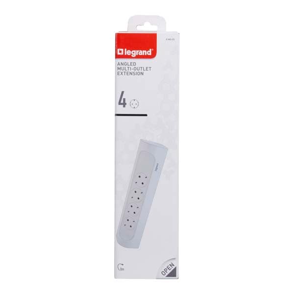 Multipriza LEGRAND L694503, 4 prize, alb