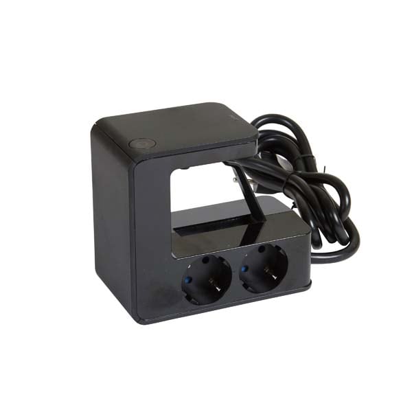 Prelungitor cu protectie LEGRAND L694812, 4 prize, 2 x USB, 1.5m, negru