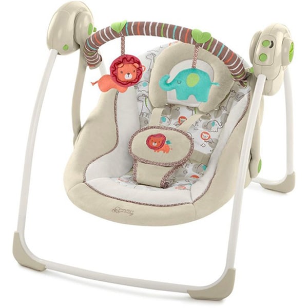 Leagan portabil BRIGHT STARTS Cozy Kingdom 60194, 0 luni+, bej-crem
