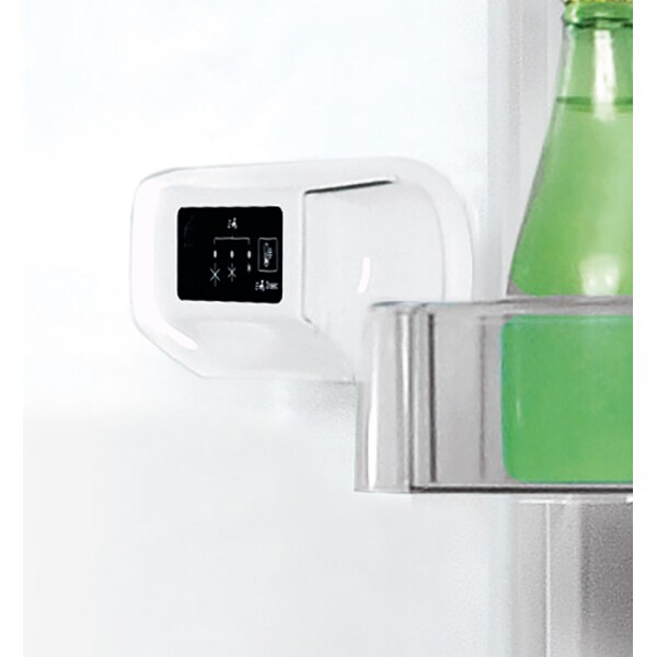 Combina frigorifica INDESIT LI7 S1E S, 308 l, H 176.3 cm, Clasa F, argintiu