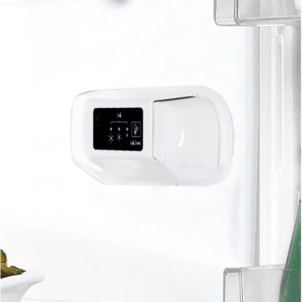 Combina frigorifica INDESIT LI8 S1E S AQUA, 334 l, H 188.9 cm, Clasa F, Dozator apa, argintiu