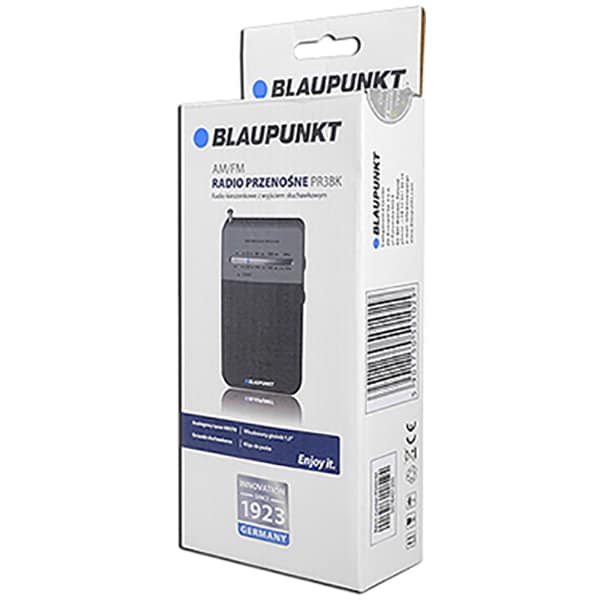 Radio portabil BLAUPUNKT PR3BK, FM/AM, Jack 3.5mm, negru