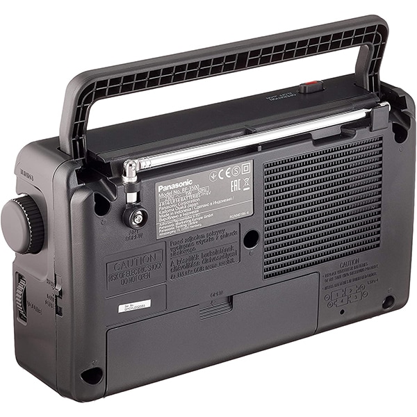 Radio portabil PANASONIC RF-3500E9-K, FM, negru