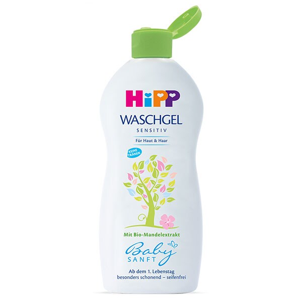 Gel de dus pentru corp si par HIPP 373242, 400ml