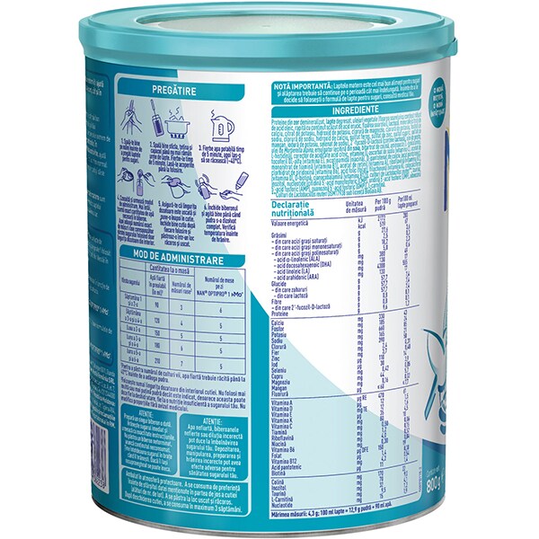 Formula speciala de lapte NESTLE NAN Optipro 1 HM-O 12358910, 0 luni+, 800g