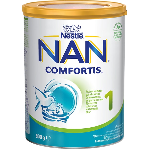 Lapte praf NESTLE NAN Comfortis 1 12377913, 0 luni+, 800g