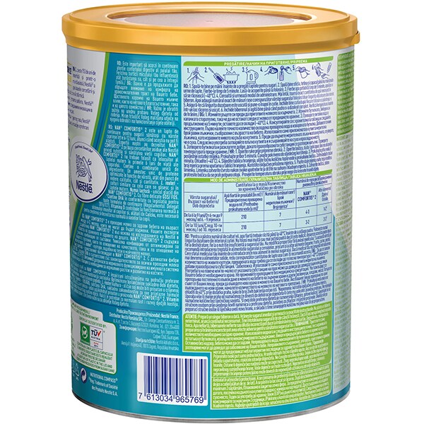 Lapte praf NESTLE NAN Comfortis 2 12418554, 6 luni+, 800g