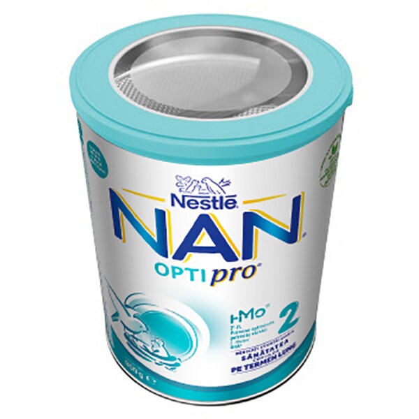 Lapte praf NESTLE NAN Optipro 2 HM-O 12426533, 6 luni+, 800g