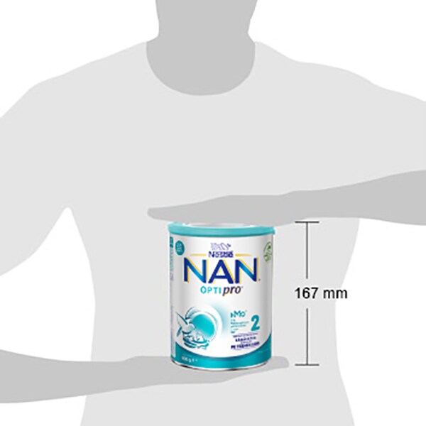 Lapte praf NESTLE NAN Optipro 2 HM-O 12426533, 6 luni+, 800g