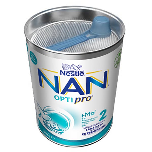 Lapte praf NESTLE NAN Optipro 2 HM-O 12426533, 6 luni+, 800g