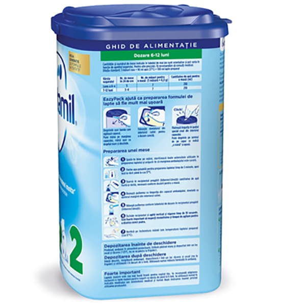 Lapte praf APTAMIL 2 Pronutra  Advance 576848, 6-12 luni, 800g