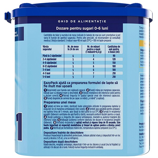 Lapte praf APTAMIL 1 Pronutra Advance 638483, 0-6 luni, 400g