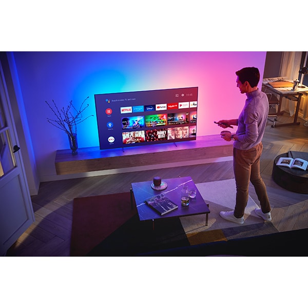 Televizor OLED Smart PHILIPS 55OLED806, Ultra HD 4K, HDR 10+, 139cm