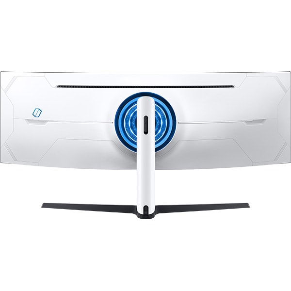 Monitor Gaming curbat Quantum Mini-LED SAMSUNG LS49AG950NUXEN, 49", Dual QHD, 240Hz, G-Sync, AMD FreeSync Premium Pro, negru-alb