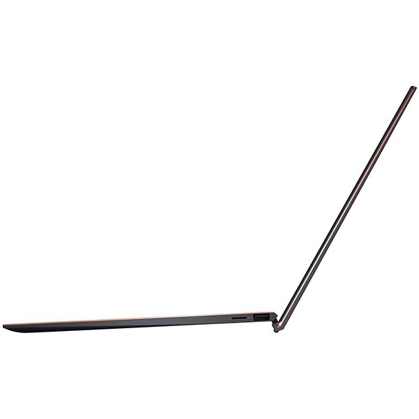 Laptop ASUS ZenBook S UX393EA-HK012T, Intel Core i7-1165G7 pana la 4.7GHz, 13.9" Touch, 8GB, SSD 512GB, Intel Iris Xe Graphics, Windows 10 Home, negru