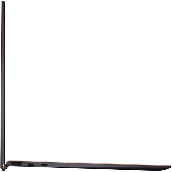 Laptop ASUS ZenBook S UX393EA-HK012T, Intel Core i7-1165G7 pana la 4.7GHz, 13.9" Touch, 8GB, SSD 512GB, Intel Iris Xe Graphics, Windows 10 Home, negru
