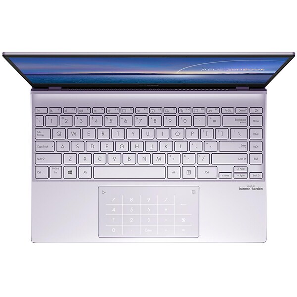Laptop ASUS Zenbook 13 UX325EA-EG038T, Intel Core i7-1165G7 pana la 4.7GHz, 13.3" Full HD, 16GB, SSD 1TB, Intel Iris Xe Graphics, Windows 10 Home, Lilac Mist