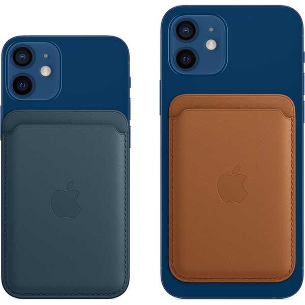 Portofel Apple din piele cu MagSafe pentru Apple iPhone 12/12 mini/12 Pro/12 Pro Max, MHLR3ZM/A, Black