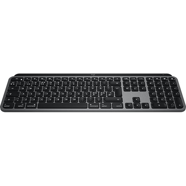 Tastatura Wireless pentru Mac LOGITECH MX Keys, USB, Bluetooth, US INT, negru-gri