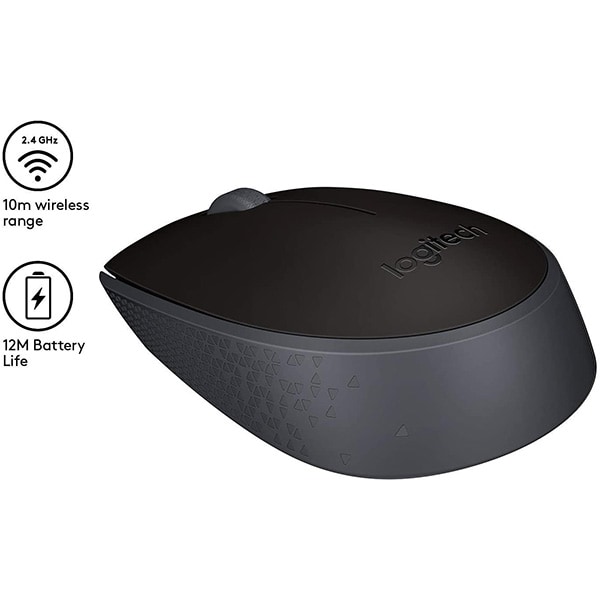 Mouse Wireless LOGITECH M171, 1000 dpi, negru