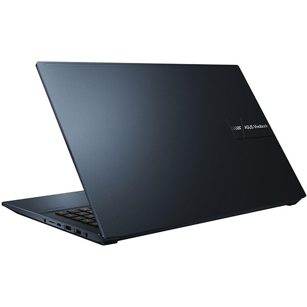 Laptop ASUS Vivobook Pro 15 OLED M3500QA-L1166, AMDRyzen75800H pana la 4.4GHz, 15.6" Full HD, 8GB, SSD 512GB, AMD Radeon, Free Dos, albastru