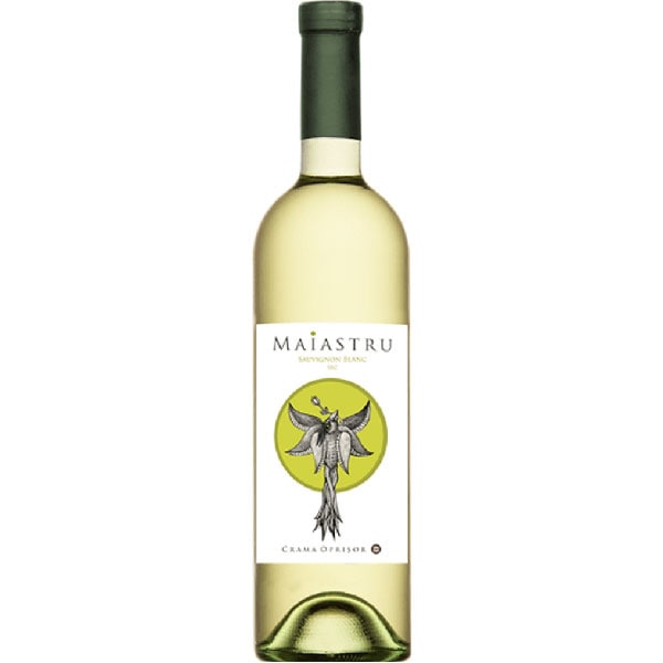 Vin alb sec Crama Oprisor Maiastru Sauvignon Blanc 2019, 0.75L