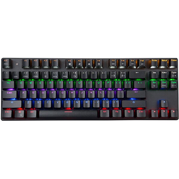 Tastatura Gaming mecanica MARVO KG914, Blue Switch, USB, Layout US, negru