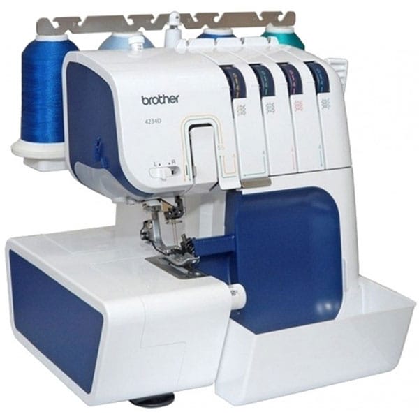 Masina de surfilat BROTHER 4234D, 1300 imp/min, alb-albastru