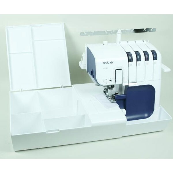 Masina de surfilat BROTHER 4234D, 1300 imp/min, alb-albastru