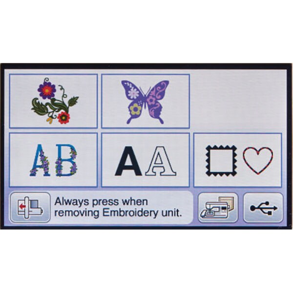 Masina de brodat BROTHER Innov-is F440E, 138 modele broderie, arie 13 x 18 cm, 650 imp./min, alb-albastru