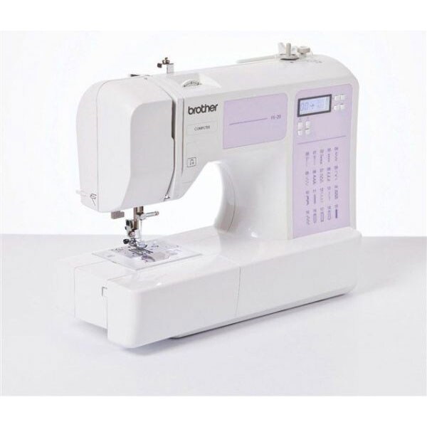Masina de cusut BROTHER FS20, 20 programe, alb-mov