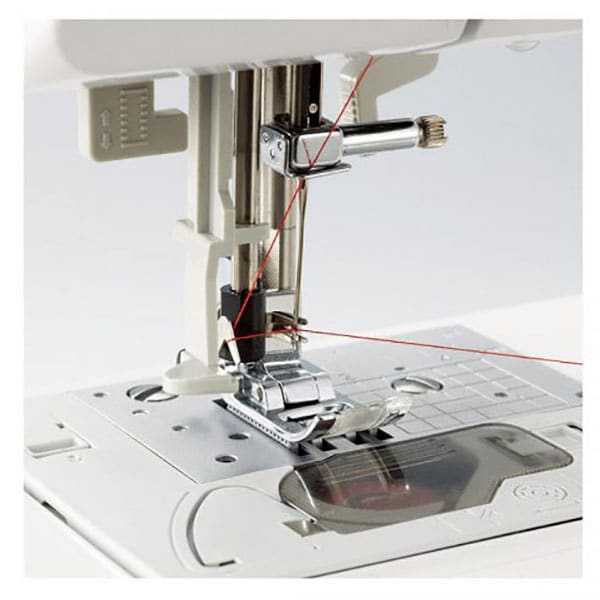 Masina de cusut BROTHER FS60S, 60 programe, alb-bleu