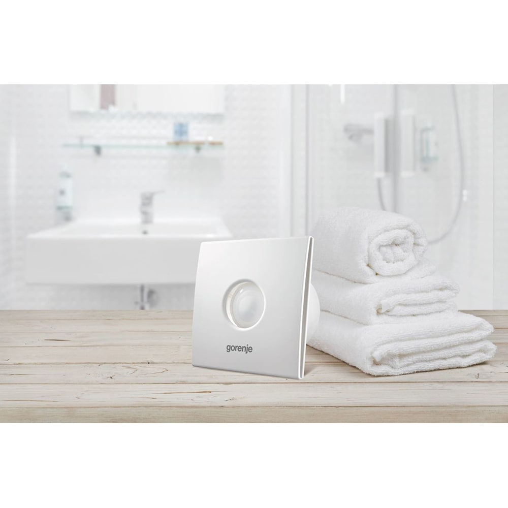 Ventilator baie extractor GORENJE BVX150SHS, 25W, 210mc/h, 145mm, Timer, Senzor umiditate, inox