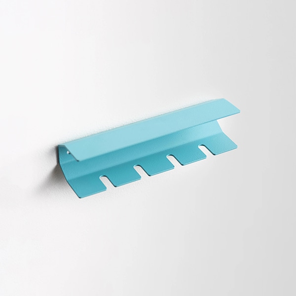 Suport periute de dinti SPIN Jaw, 16cm, albastru-cyan