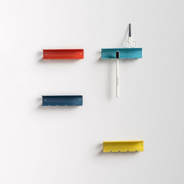 Suport periute de dinti SPIN Jaw, 16cm, albastru-cyan