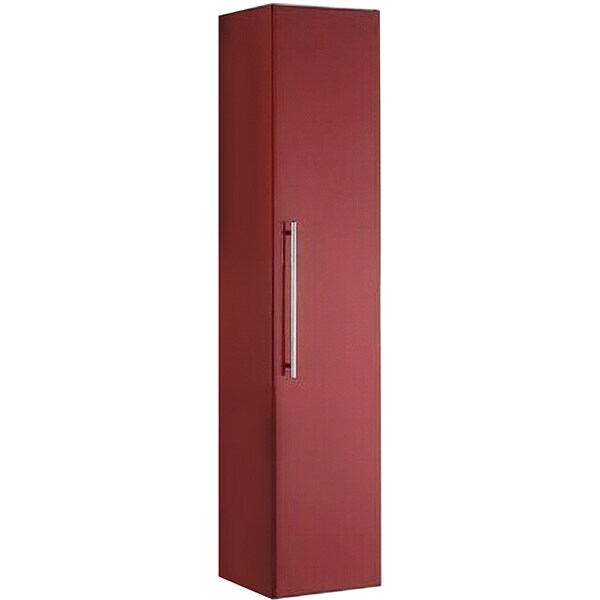 Dulap baie suspendat Woodart Swing, 35 x 35 x 150 cm, bordo