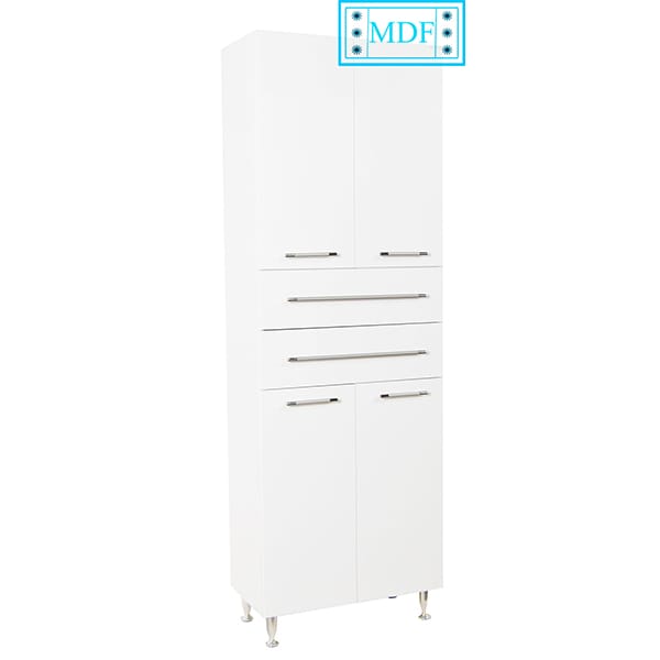 Dulap baie Badenmob Seria 008, 60 x 32 x 180 cm, alb