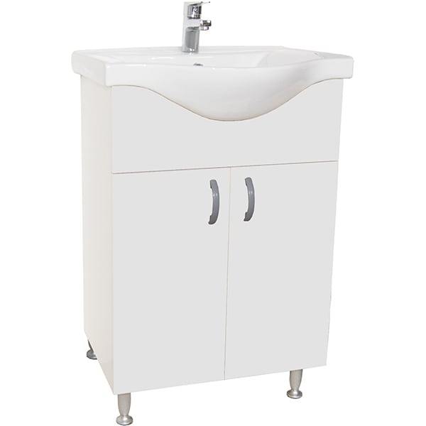 Set masca si lavoar Badenmob Seria 101, 60 x 45 x 81 cm, alb