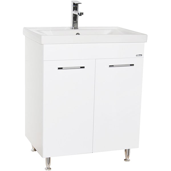 Set masca si lavoar Badenmob Seria 754, 61 x 46 x 83 cm, alb