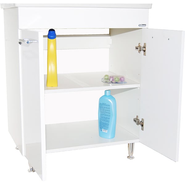 Set masca si lavoar Badenmob Seria 754, 61 x 46 x 83 cm, alb