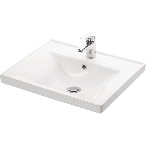 Set masca si lavoar Badenmob Seria 754, 61 x 46 x 83 cm, alb