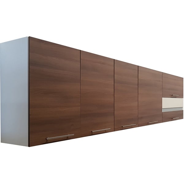 Mobila bucatarie Mia cyn 320 a acacja-vanilie, 320 x 60 x 210-220 cm