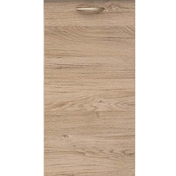 Mobila bucatarie Soria 240 Decor Alb cu Stejar Barrique, 240 x 60 x 195-230 cm