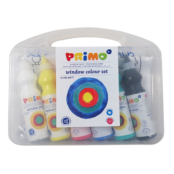 Vopsea pentru geamuri MOROCOLOR Primo, 6 culori