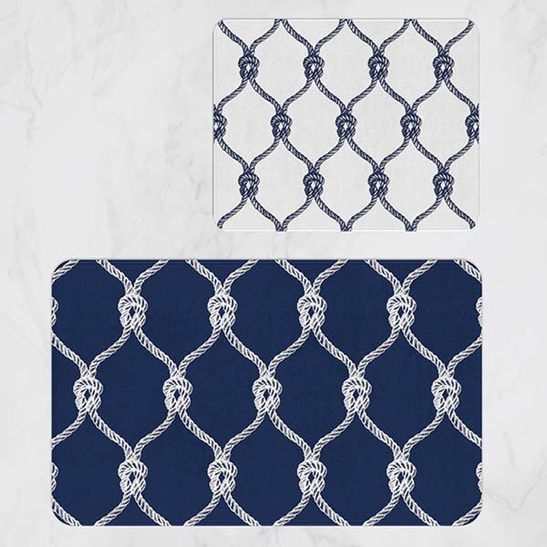 Set 2 covorase baie Net, 60 x 90 cm, 40 x 60 cm, multicolor