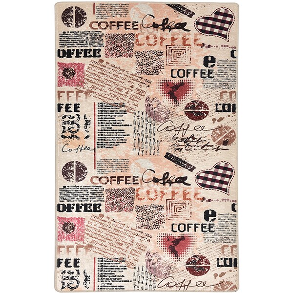 Covor bucatarie Coffee DJT, 80 x 150 cm, bej