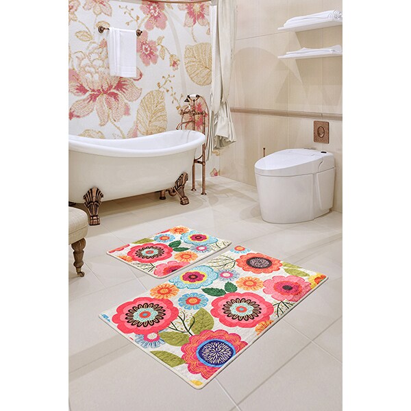 Set 2 covorase baie Galvin DJT, 60 x 100 cm, 50 x 60 cm, multicolor