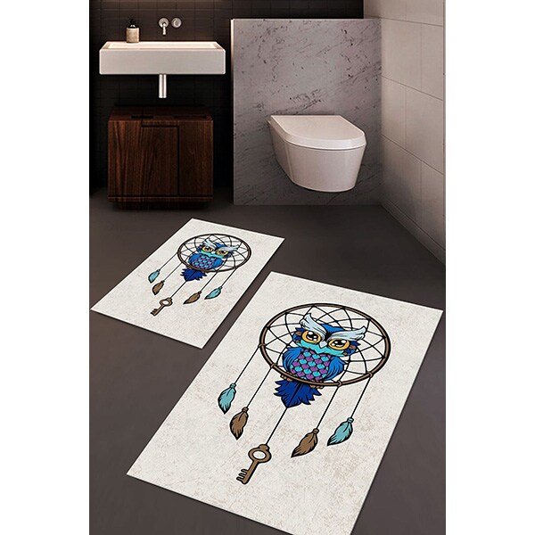 Set 2 covorase baie Owl Dreamcather, 60 x 100 cm, 40 x 60 cm, multicolor