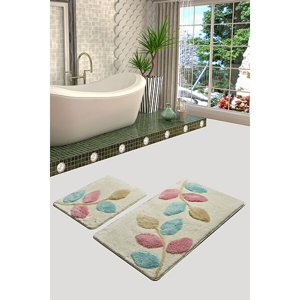 Set 2 covorase baie Innovia, 60 x 100 cm, 50 x 60 cm, multicolor