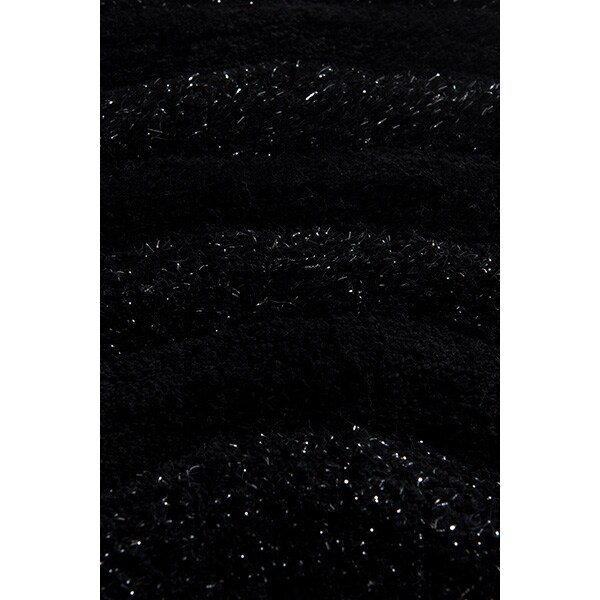 Set 2 covorase baie Wave, 60 x 100 cm, 50 x 60 cm, negru